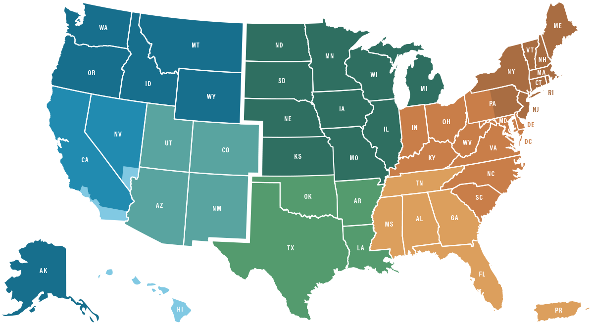 Distribution Team Map
